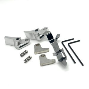 ⚡ New: Florida Value Glock FRT V2 6061 Aluminum Trigger Bar Kit 2x Shoe (Silver Curve and Flat) Gen 1 2 3 4, 9mm, .40, .357