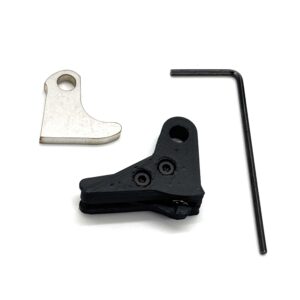 Alternative view of ⚡ New: Florida Glock FRT Polymer V3 Trigger Shoe Kit with Safety and Curved Steel Trip for All Glocks – Black