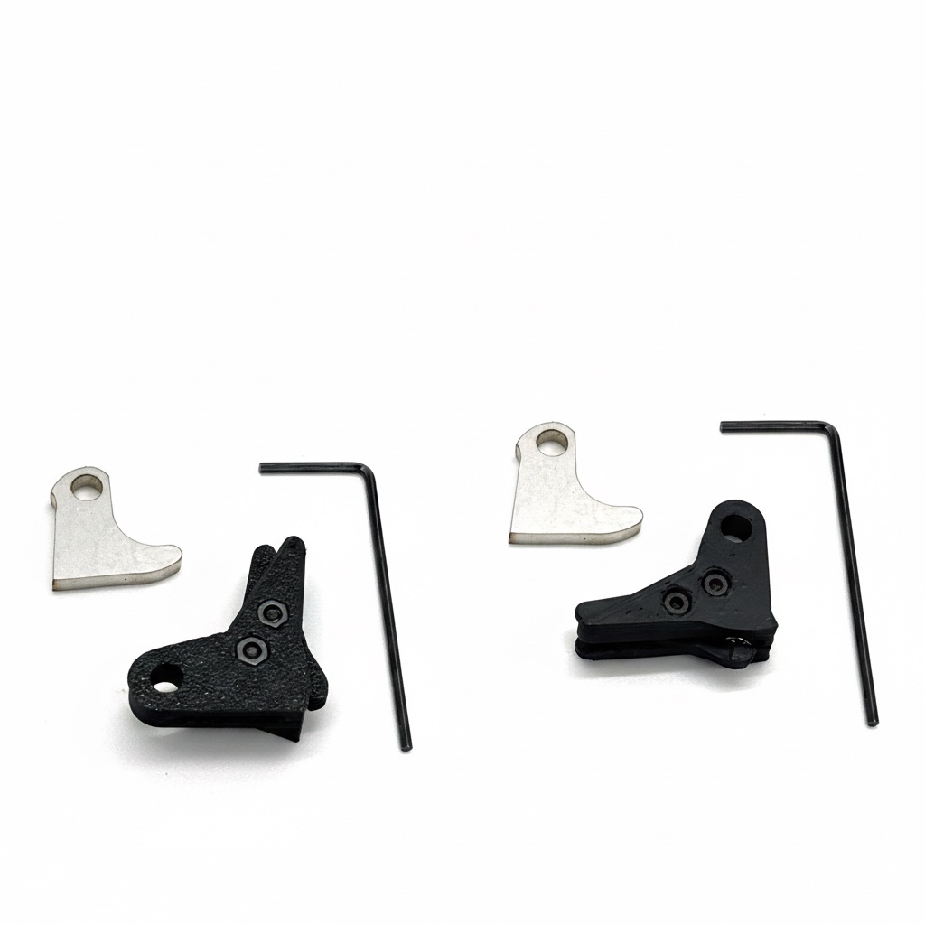 ⚡ New: Florida 2 PACK GLOCK POLYMER V3 Trigger Shoe Kit with Safety and Curved Steel Trip - Image 2