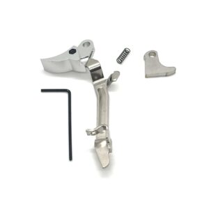 ⚡ New: Florida GLOCK FRT V2 6061 ALUMINUM TRIGGER BAR KIT, SILVER CURVE, GEN 1 2 3 4, 9mm, .40, .357
