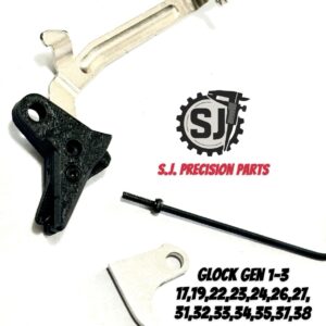 Alternative view of ⚡ New: Florida GLOCK FRT POLYMER V3 BAR GEN 1 2 3 with Safety and Curved Steel Trip for 17 19 22 26 27